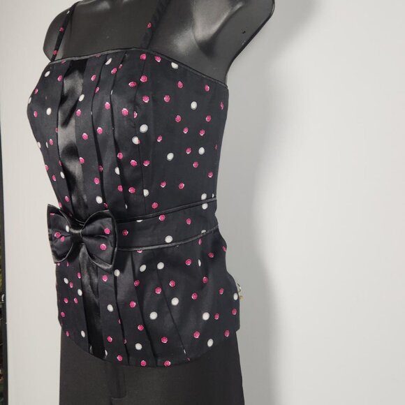 White House Black Market | Bustier Corset Top w Bow Size:6 - Picture 2 of 8